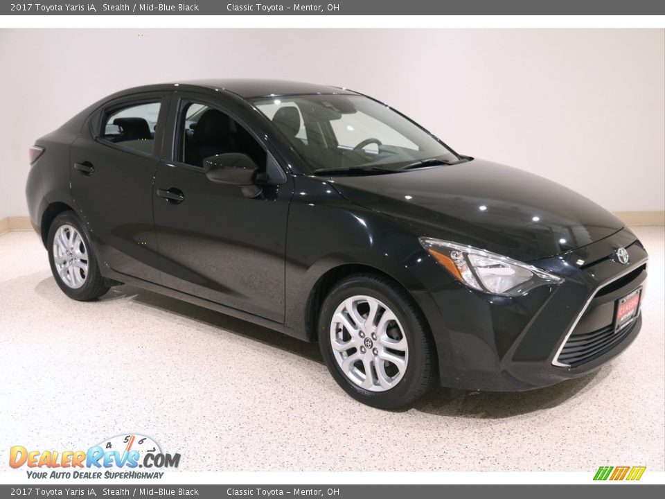 2017 Toyota Yaris iA Stealth / Mid-Blue Black Photo #1