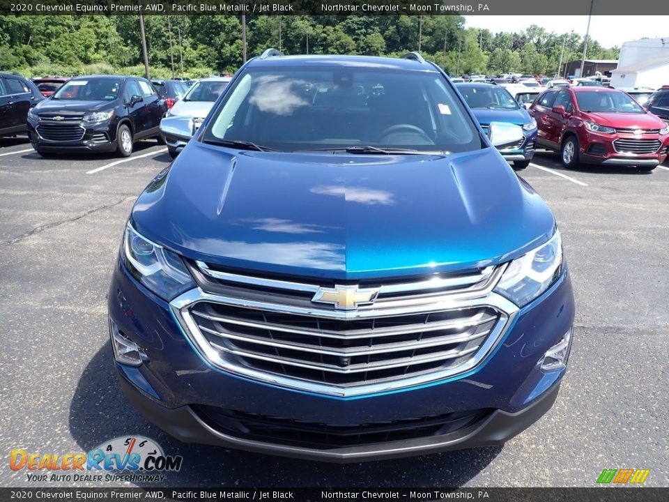 2020 Chevrolet Equinox Premier AWD Pacific Blue Metallic / Jet Black Photo #8