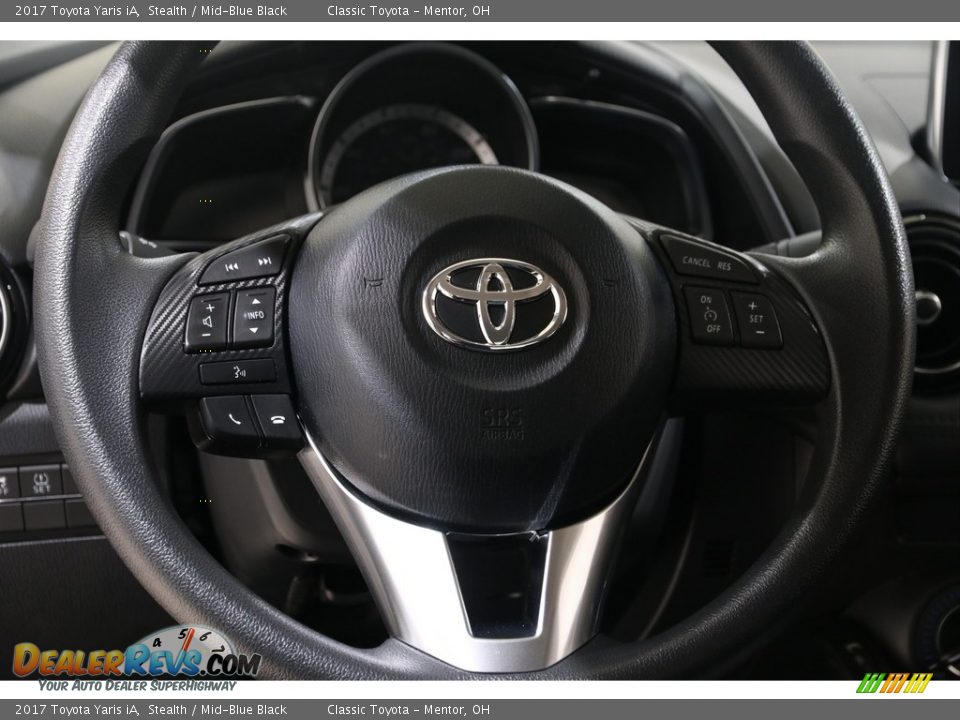 2017 Toyota Yaris iA Stealth / Mid-Blue Black Photo #7