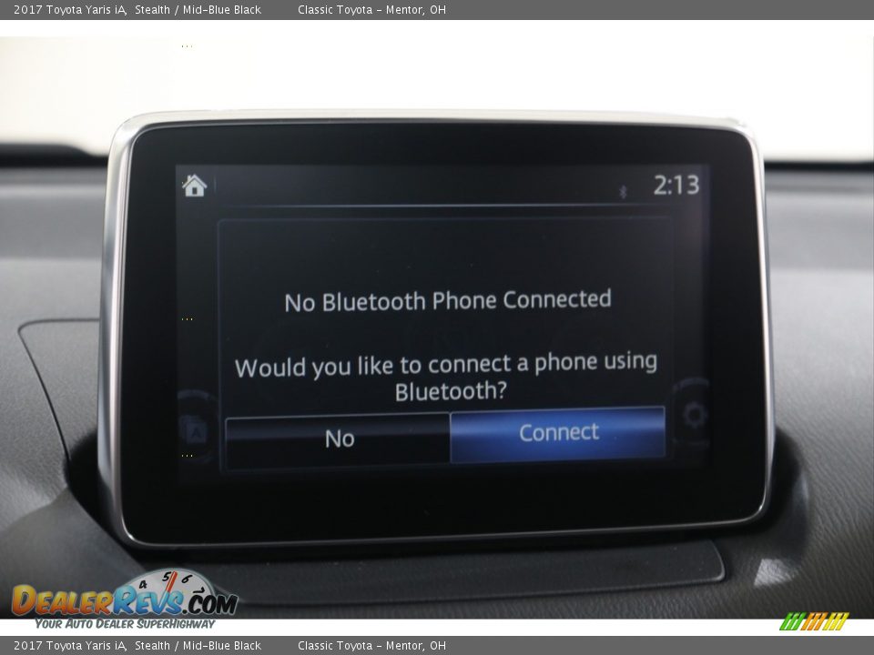 2017 Toyota Yaris iA Stealth / Mid-Blue Black Photo #10