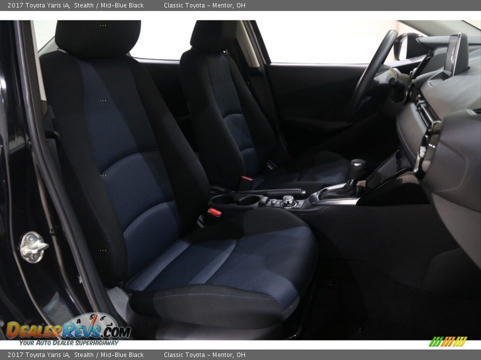 2017 Toyota Yaris iA Stealth / Mid-Blue Black Photo #13