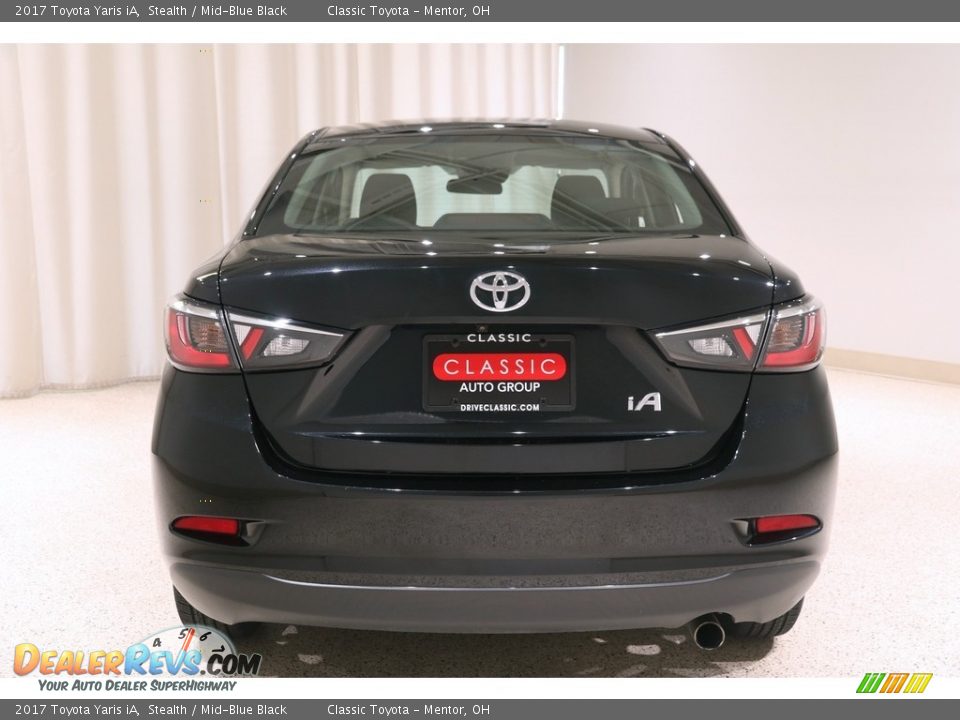 2017 Toyota Yaris iA Stealth / Mid-Blue Black Photo #16
