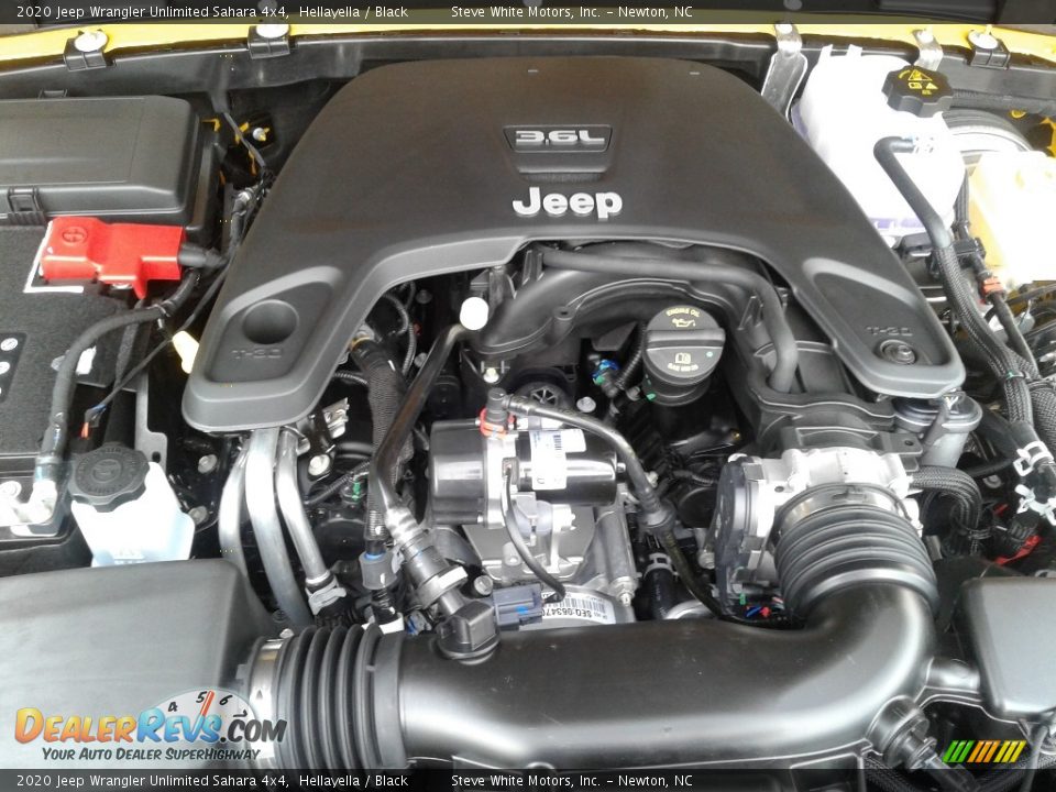 2020 Jeep Wrangler Unlimited Sahara 4x4 3.6 Liter DOHC 24-Valve VVT V6 Engine Photo #10