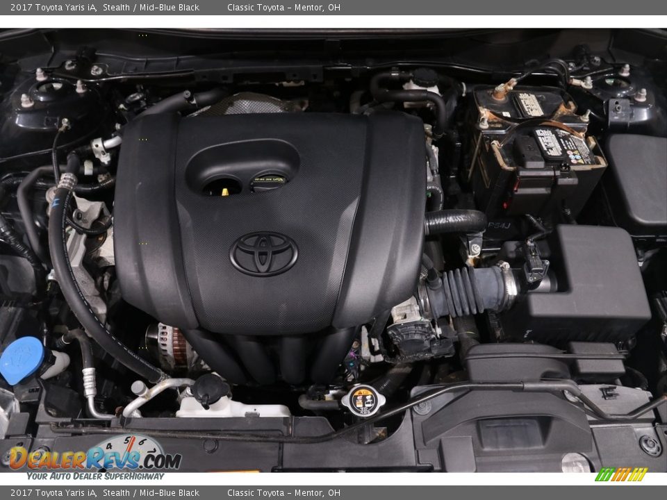 2017 Toyota Yaris iA Stealth / Mid-Blue Black Photo #17