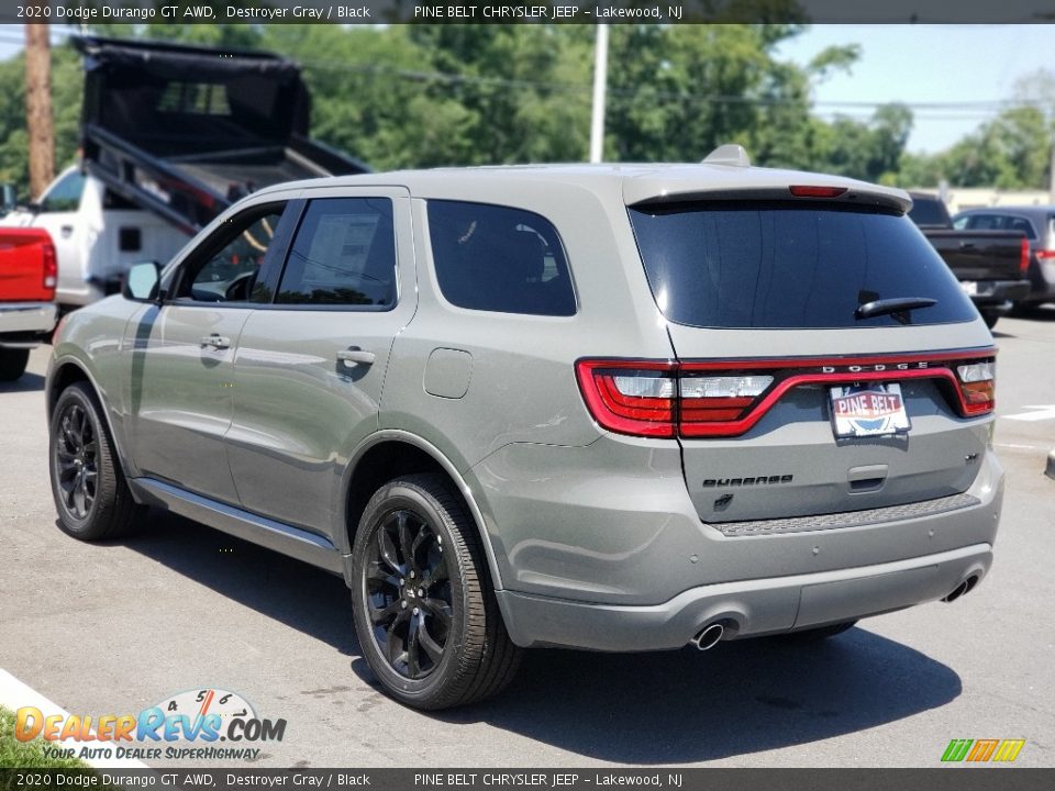 2020 Dodge Durango GT AWD Destroyer Gray / Black Photo #6