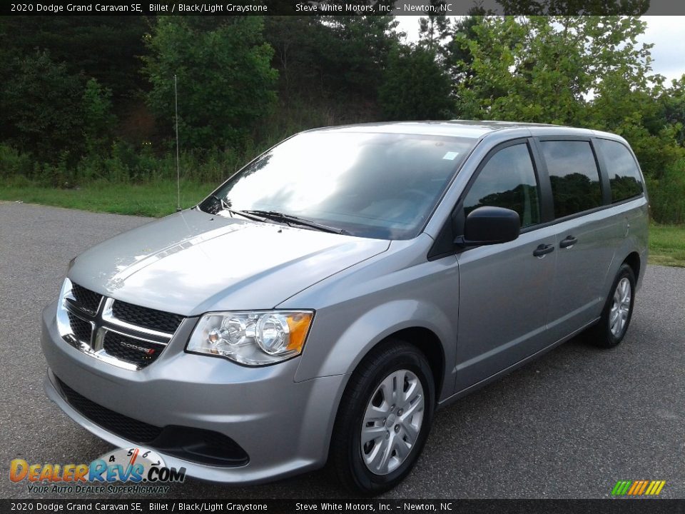 2020 Dodge Grand Caravan SE Billet / Black/Light Graystone Photo #2