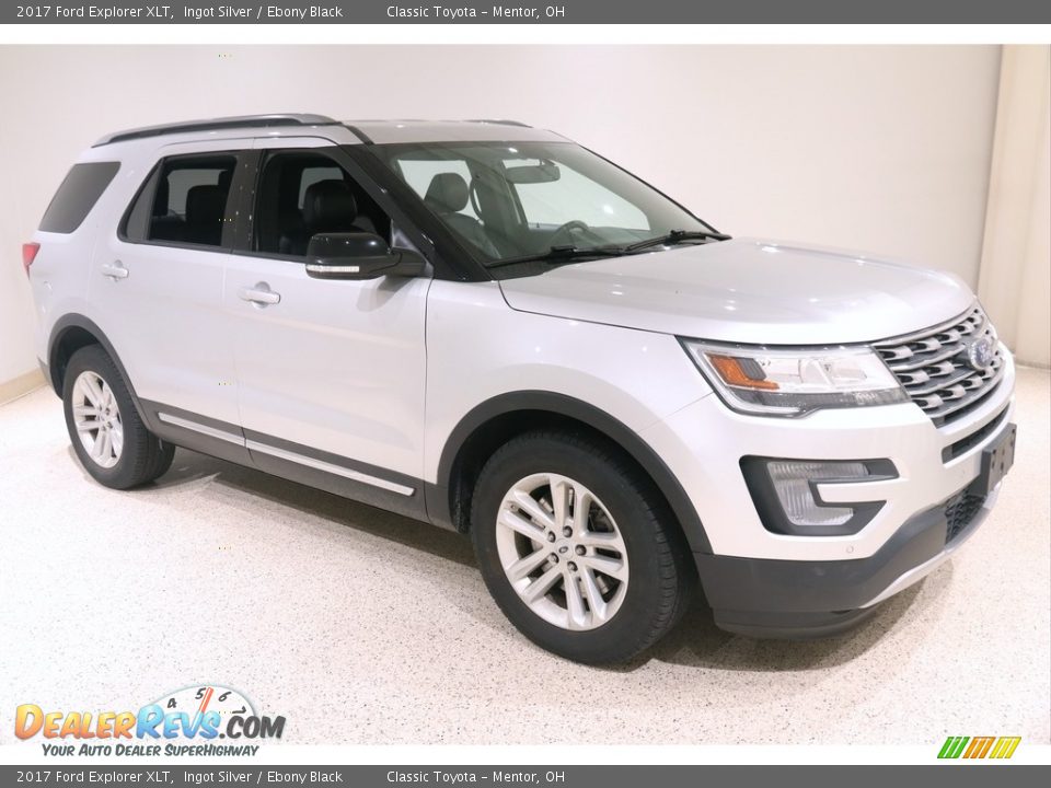2017 Ford Explorer XLT Ingot Silver / Ebony Black Photo #1