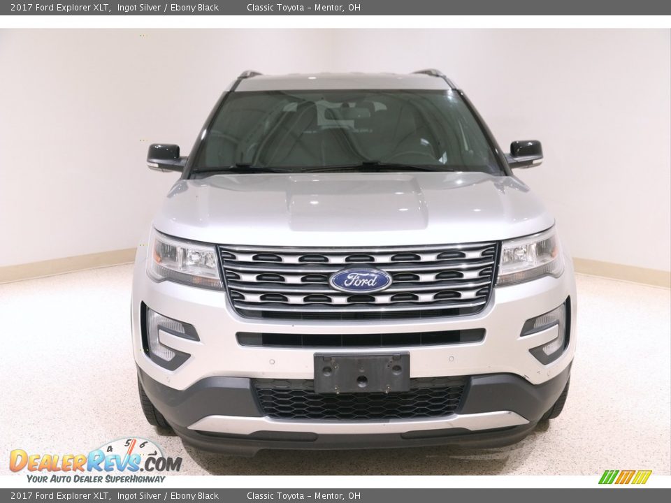 2017 Ford Explorer XLT Ingot Silver / Ebony Black Photo #2