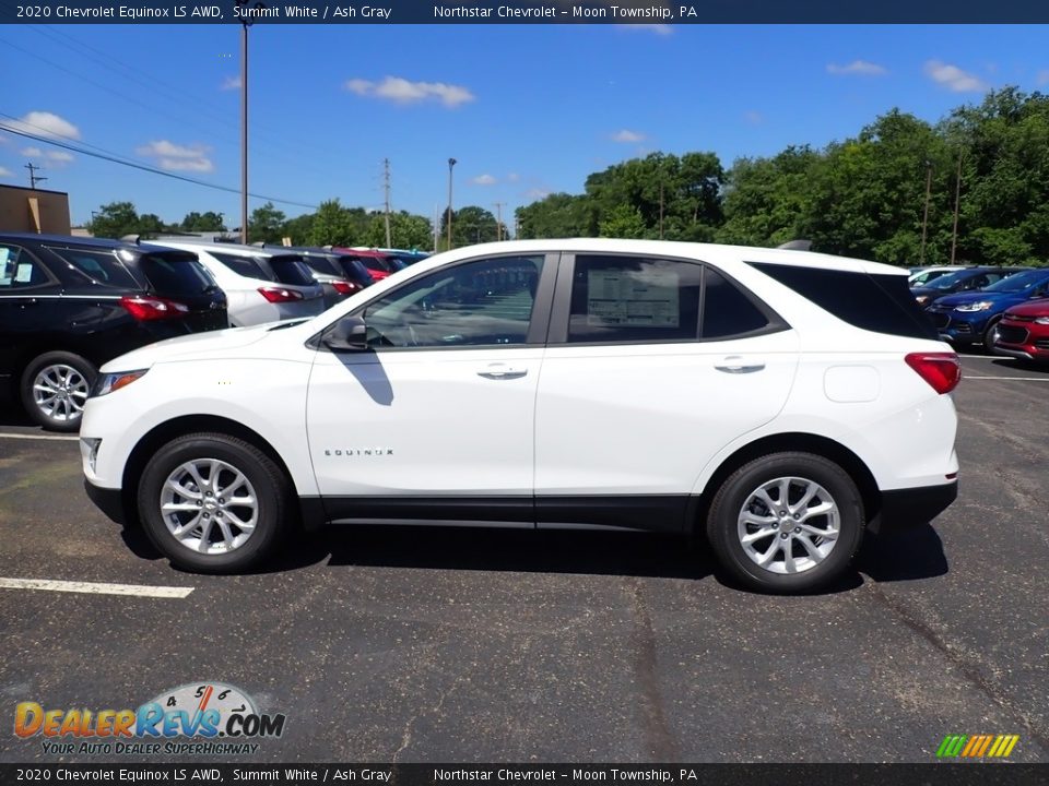 2020 Chevrolet Equinox LS AWD Summit White / Ash Gray Photo #3