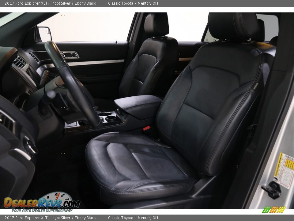2017 Ford Explorer XLT Ingot Silver / Ebony Black Photo #5