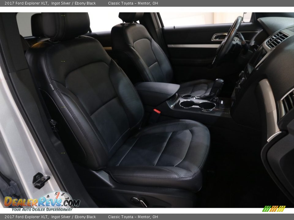 2017 Ford Explorer XLT Ingot Silver / Ebony Black Photo #13