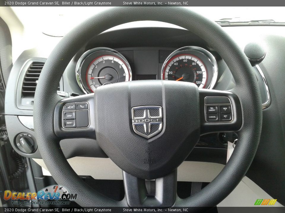 2020 Dodge Grand Caravan SE Billet / Black/Light Graystone Photo #20