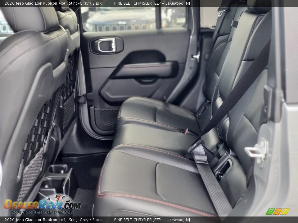 Rear Seat of 2020 Jeep Gladiator Rubicon 4x4 Photo #9