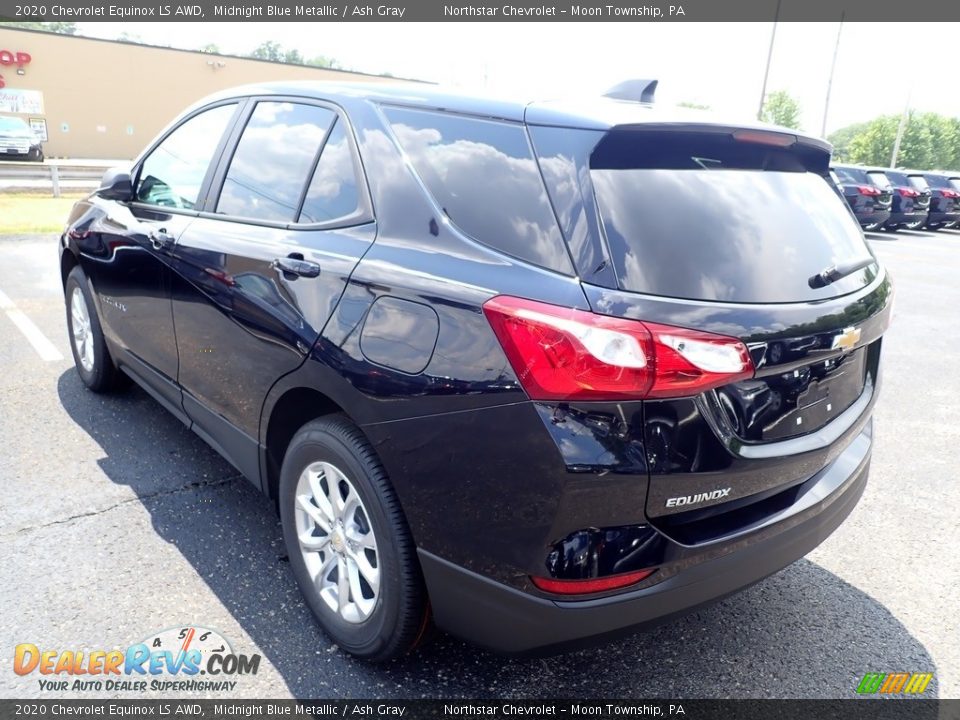 2020 Chevrolet Equinox LS AWD Midnight Blue Metallic / Ash Gray Photo #4