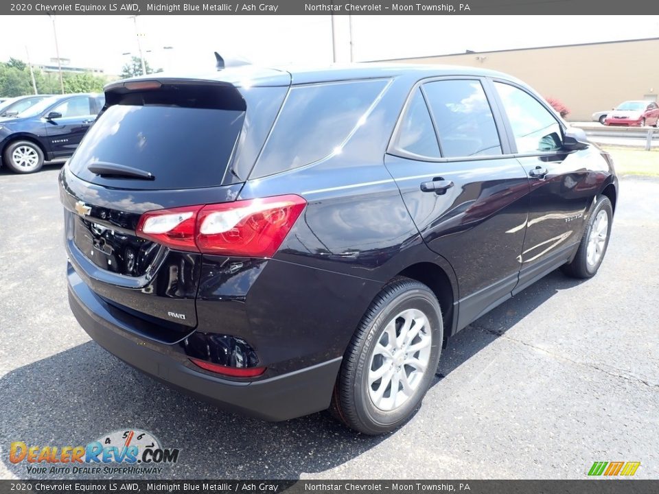 2020 Chevrolet Equinox LS AWD Midnight Blue Metallic / Ash Gray Photo #6