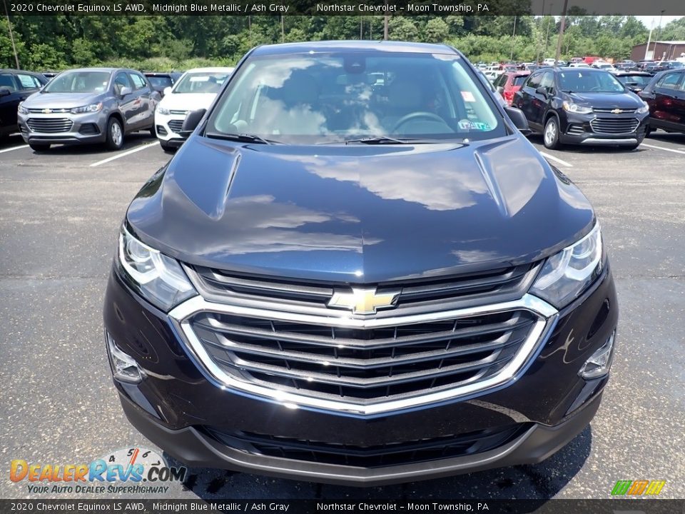 2020 Chevrolet Equinox LS AWD Midnight Blue Metallic / Ash Gray Photo #9