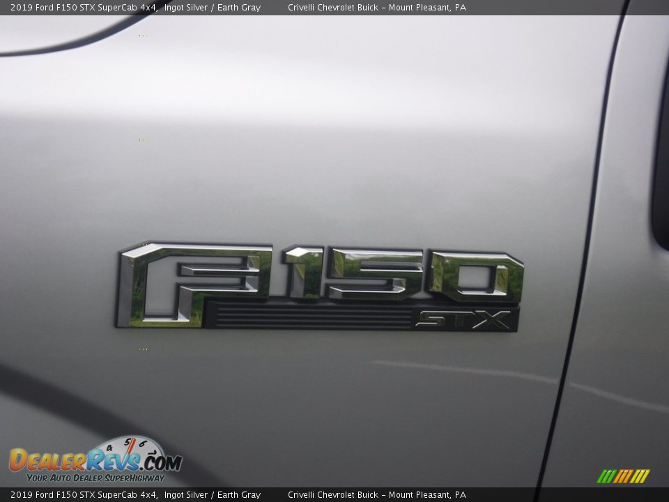 2019 Ford F150 STX SuperCab 4x4 Ingot Silver / Earth Gray Photo #4