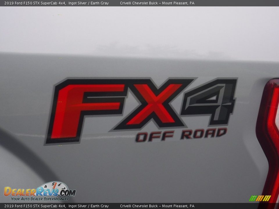 2019 Ford F150 STX SuperCab 4x4 Ingot Silver / Earth Gray Photo #5