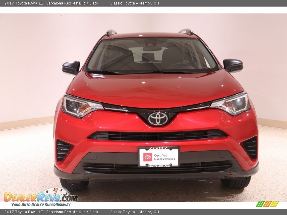 2017 Toyota RAV4 LE Barcelona Red Metallic / Black Photo #2