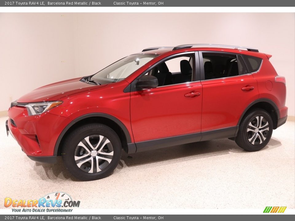 2017 Toyota RAV4 LE Barcelona Red Metallic / Black Photo #3