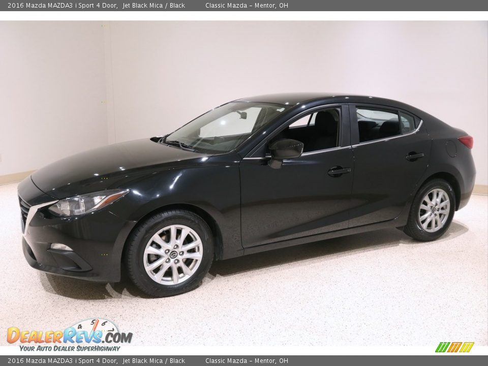 Jet Black Mica 2016 Mazda MAZDA3 i Sport 4 Door Photo #3