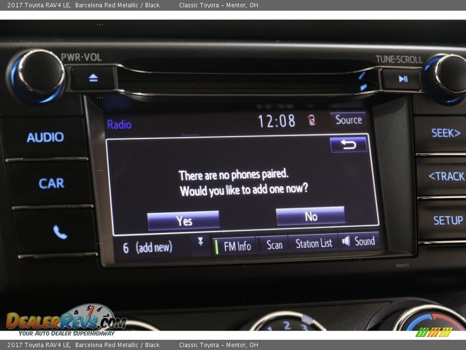 2017 Toyota RAV4 LE Barcelona Red Metallic / Black Photo #11