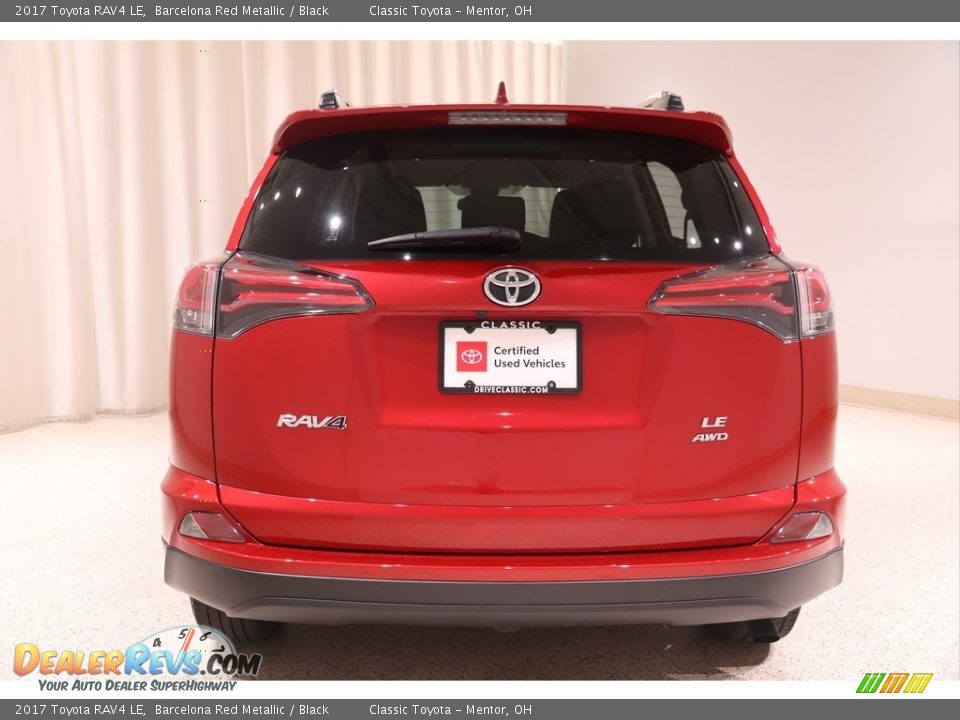 2017 Toyota RAV4 LE Barcelona Red Metallic / Black Photo #17