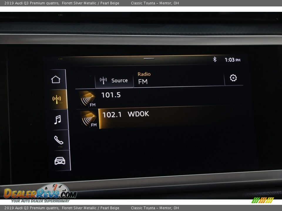 Audio System of 2019 Audi Q3 Premium quattro Photo #10