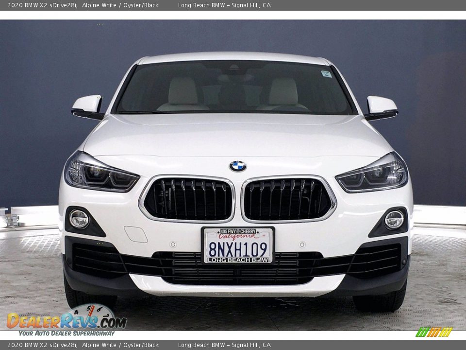 2020 BMW X2 sDrive28i Alpine White / Oyster/Black Photo #2