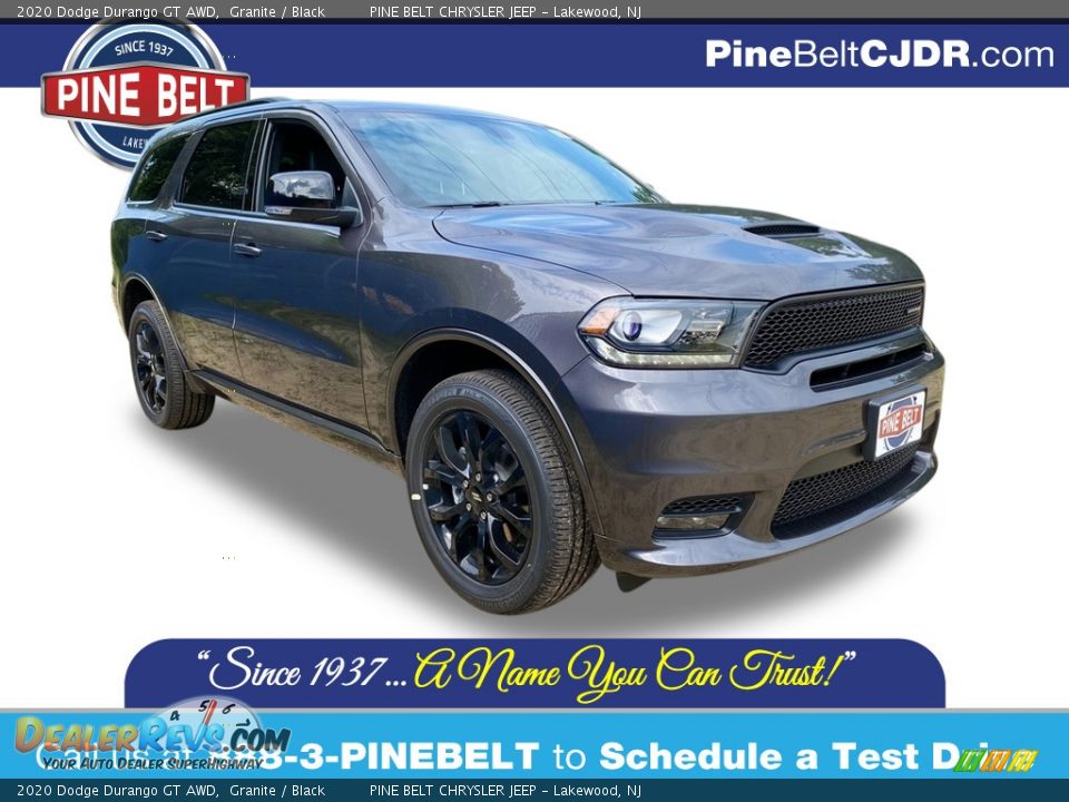 2020 Dodge Durango GT AWD Granite / Black Photo #1