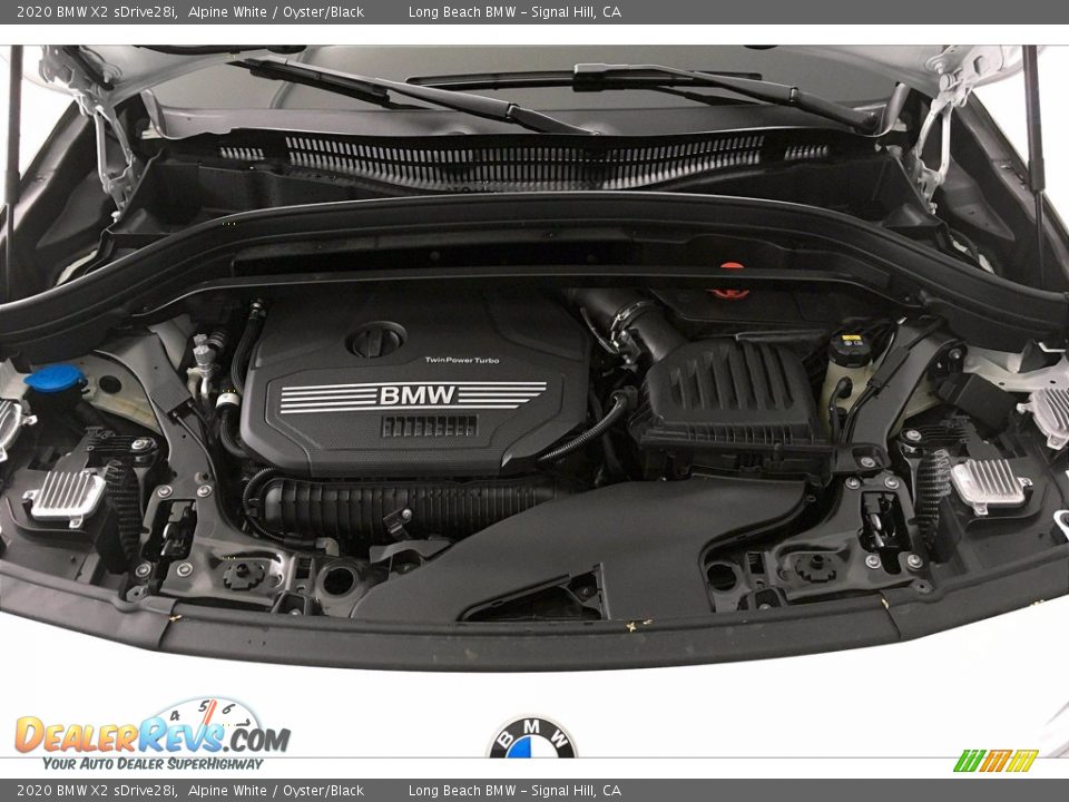 2020 BMW X2 sDrive28i Alpine White / Oyster/Black Photo #9