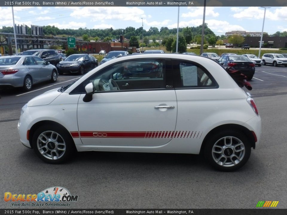 Bianco (White) 2015 Fiat 500c Pop Photo #9