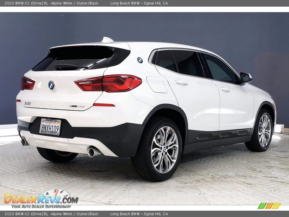 2020 BMW X2 sDrive28i Alpine White / Oyster/Black Photo #13