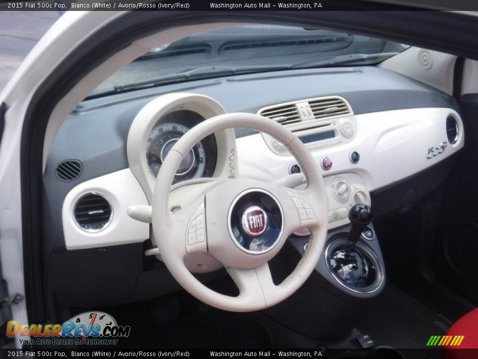 Dashboard of 2015 Fiat 500c Pop Photo #15