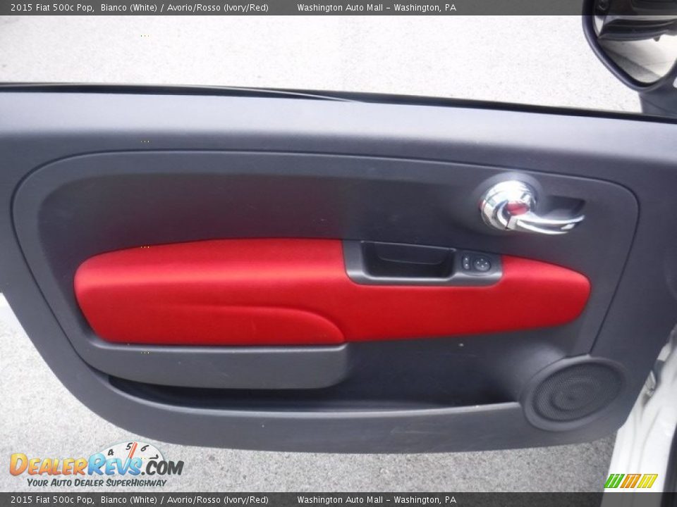 Door Panel of 2015 Fiat 500c Pop Photo #18