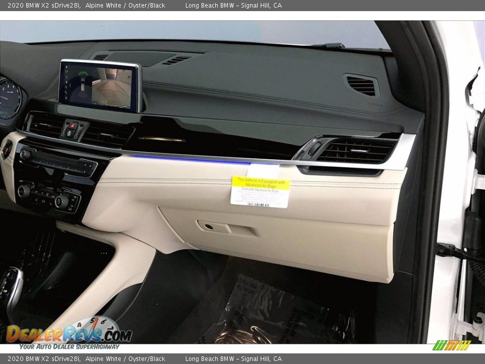 2020 BMW X2 sDrive28i Alpine White / Oyster/Black Photo #22