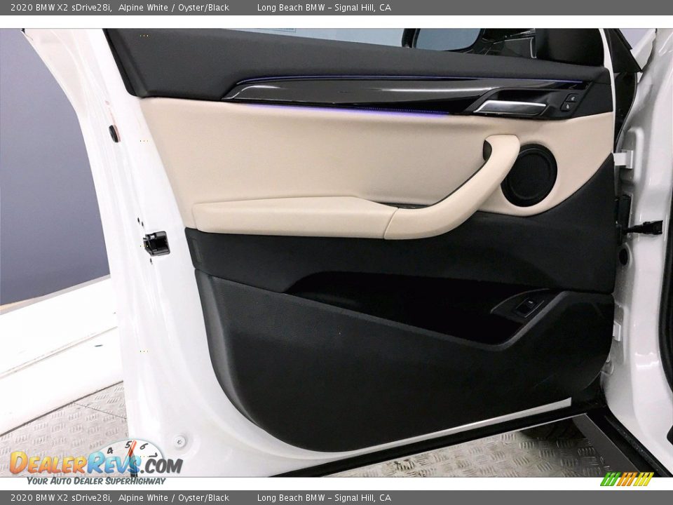 2020 BMW X2 sDrive28i Alpine White / Oyster/Black Photo #23