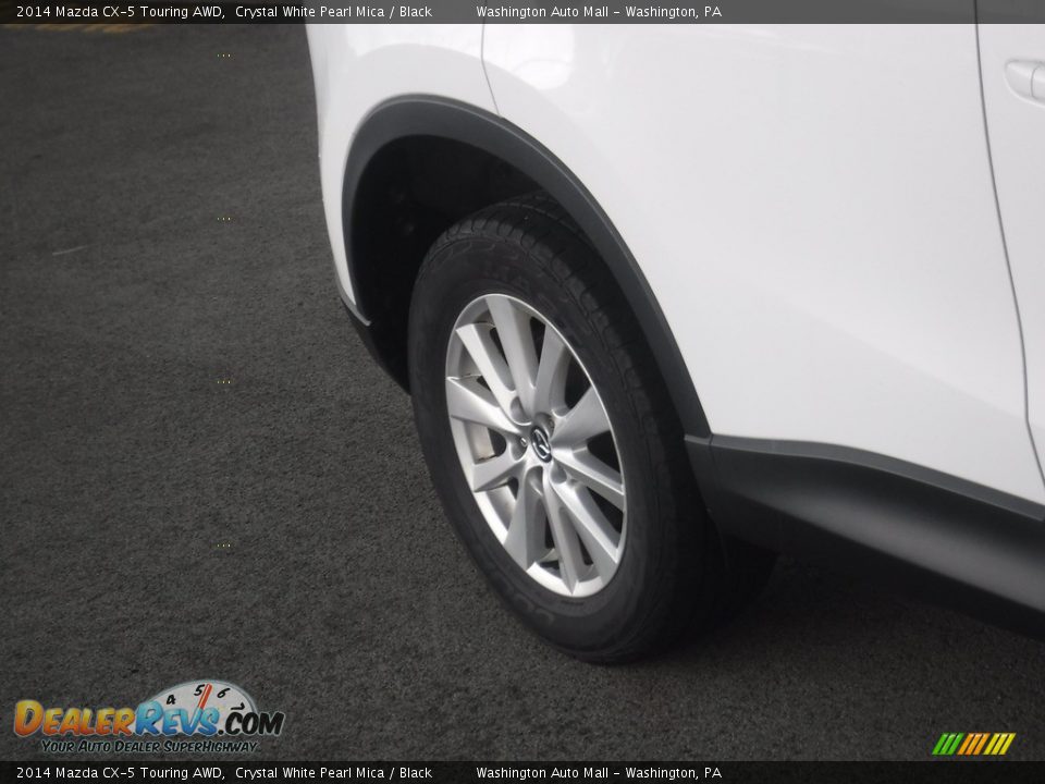 2014 Mazda CX-5 Touring AWD Crystal White Pearl Mica / Black Photo #3