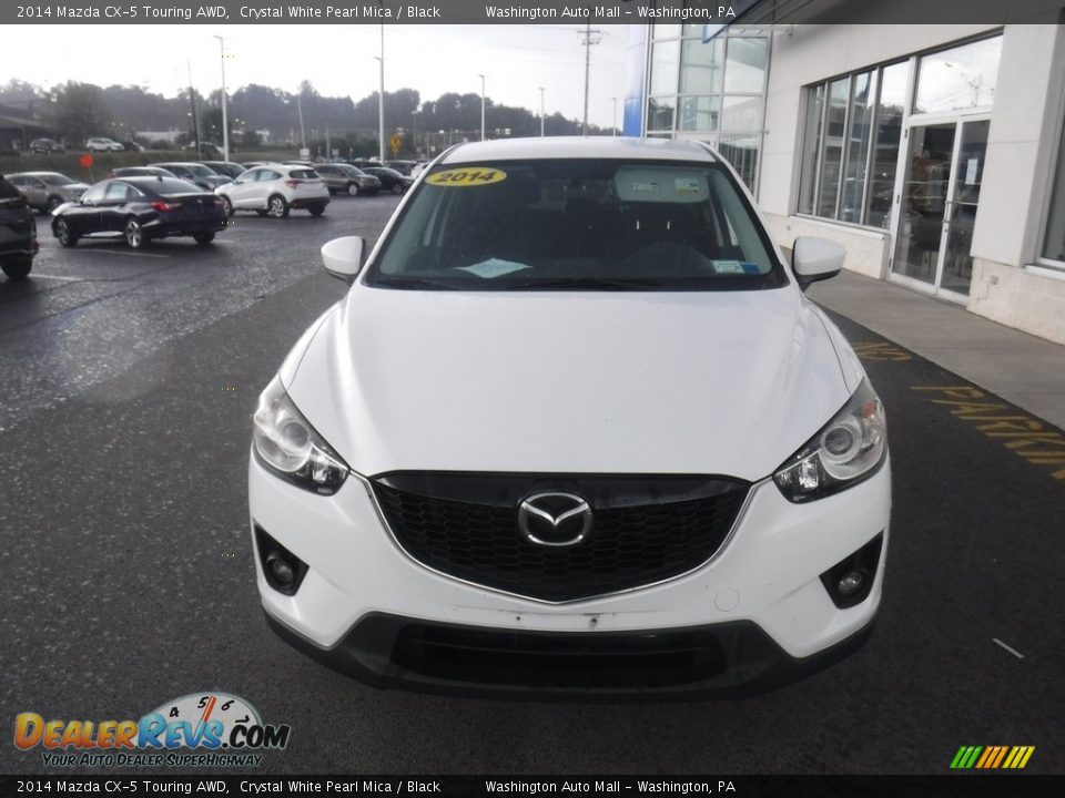 2014 Mazda CX-5 Touring AWD Crystal White Pearl Mica / Black Photo #4