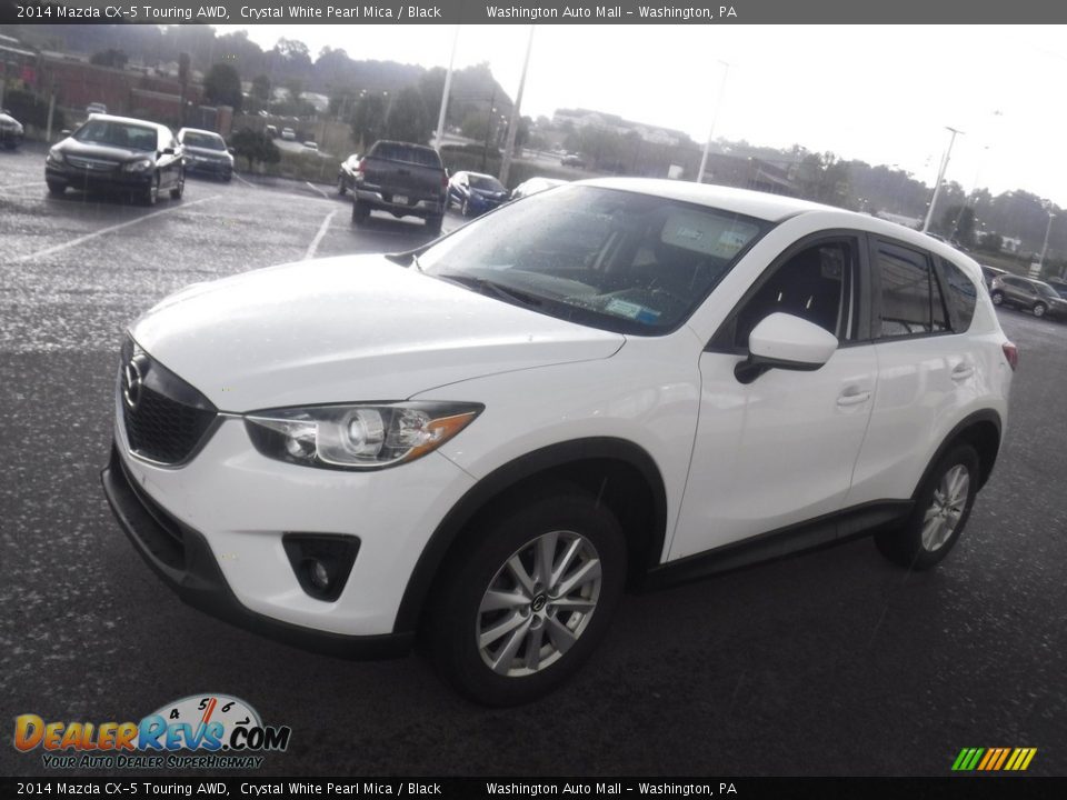2014 Mazda CX-5 Touring AWD Crystal White Pearl Mica / Black Photo #5