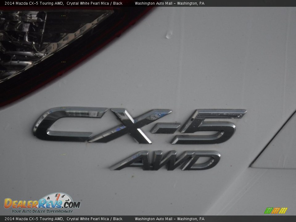 2014 Mazda CX-5 Touring AWD Crystal White Pearl Mica / Black Photo #7