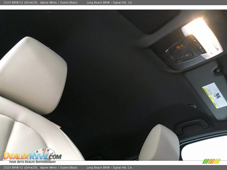 2020 BMW X2 sDrive28i Alpine White / Oyster/Black Photo #31