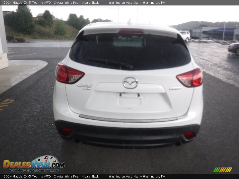 2014 Mazda CX-5 Touring AWD Crystal White Pearl Mica / Black Photo #8