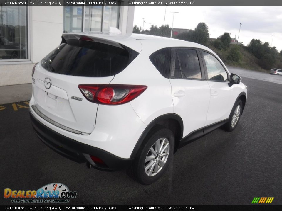 2014 Mazda CX-5 Touring AWD Crystal White Pearl Mica / Black Photo #9