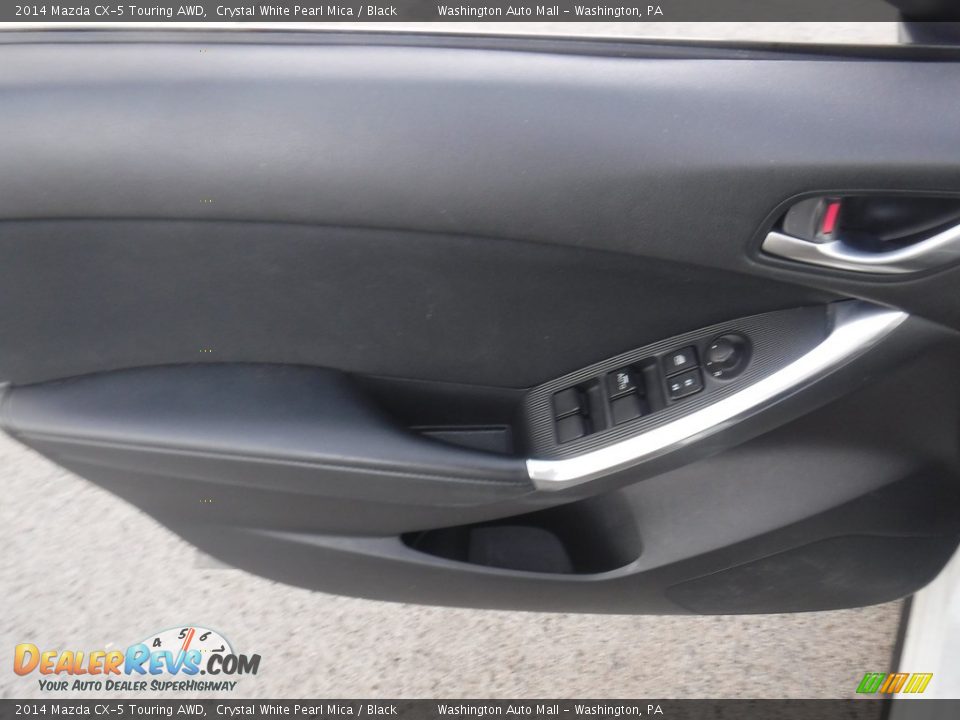2014 Mazda CX-5 Touring AWD Crystal White Pearl Mica / Black Photo #10