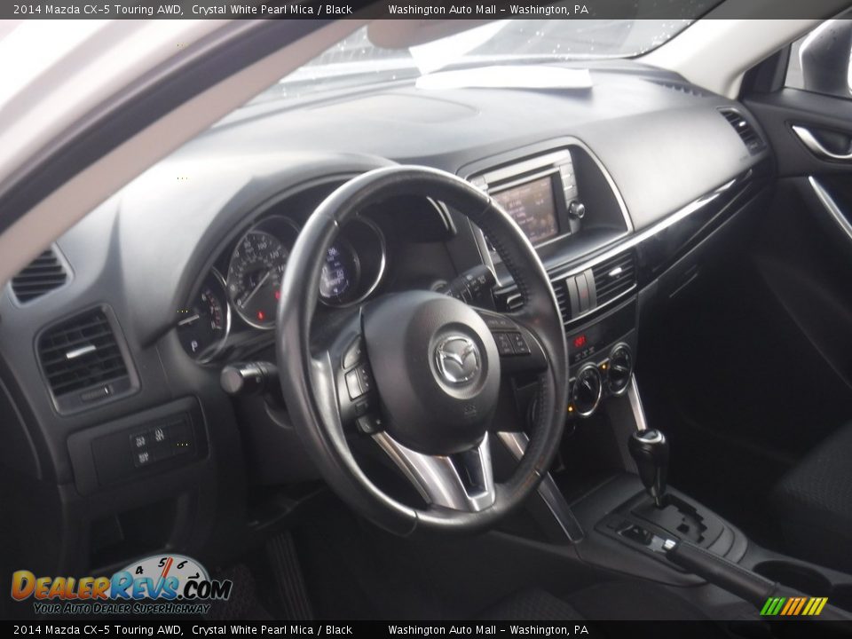 2014 Mazda CX-5 Touring AWD Crystal White Pearl Mica / Black Photo #11