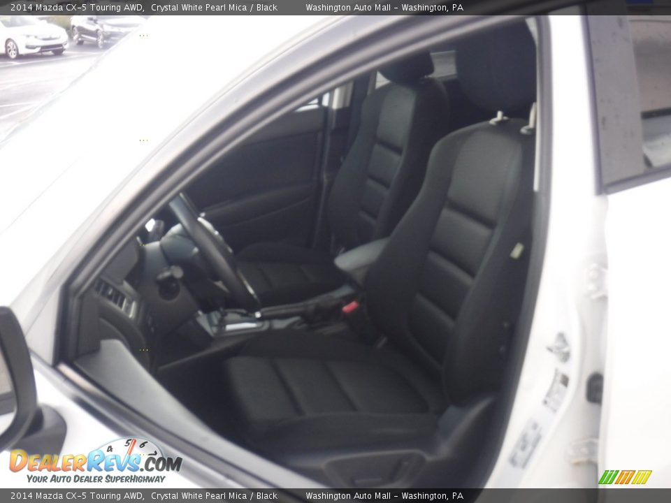 2014 Mazda CX-5 Touring AWD Crystal White Pearl Mica / Black Photo #12