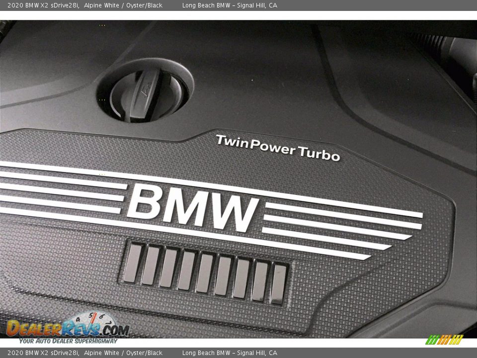 2020 BMW X2 sDrive28i Alpine White / Oyster/Black Photo #35