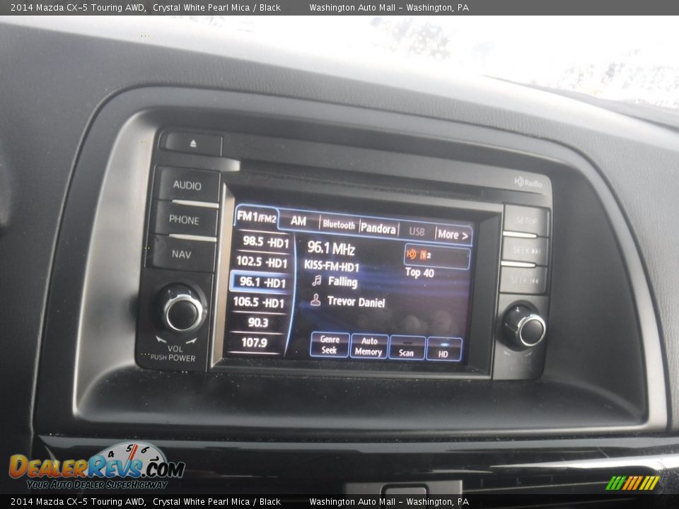 2014 Mazda CX-5 Touring AWD Crystal White Pearl Mica / Black Photo #17
