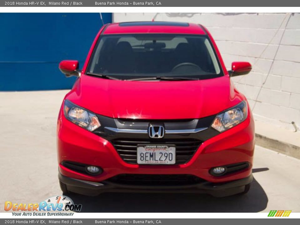 2018 Honda HR-V EX Milano Red / Black Photo #7